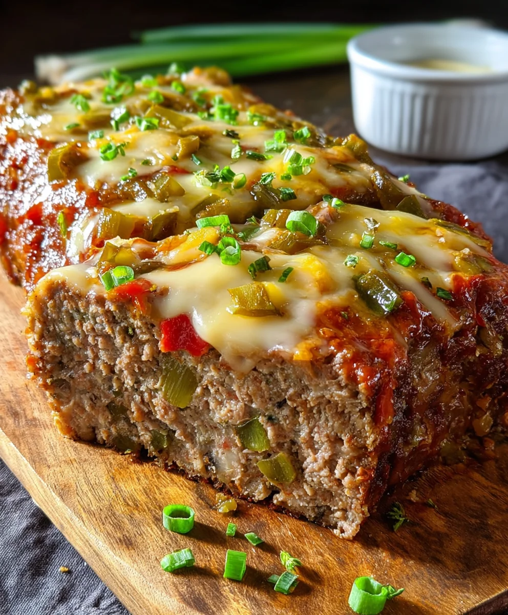 Philly Cheesesteak Meatloaf-Savory Beef Dinner