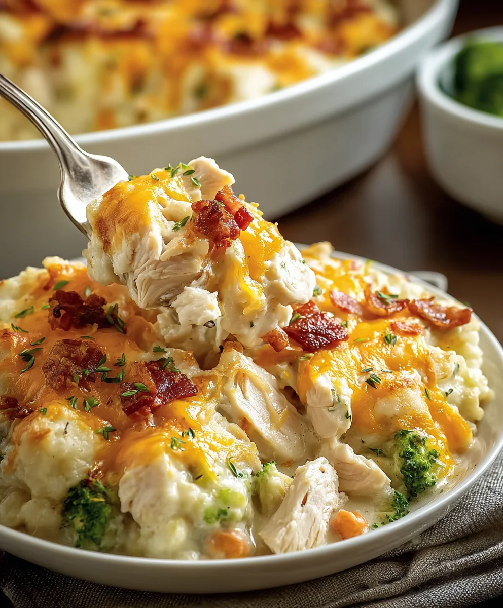 Easy Low-Carb Chicken Casserole - Quick & Delicious