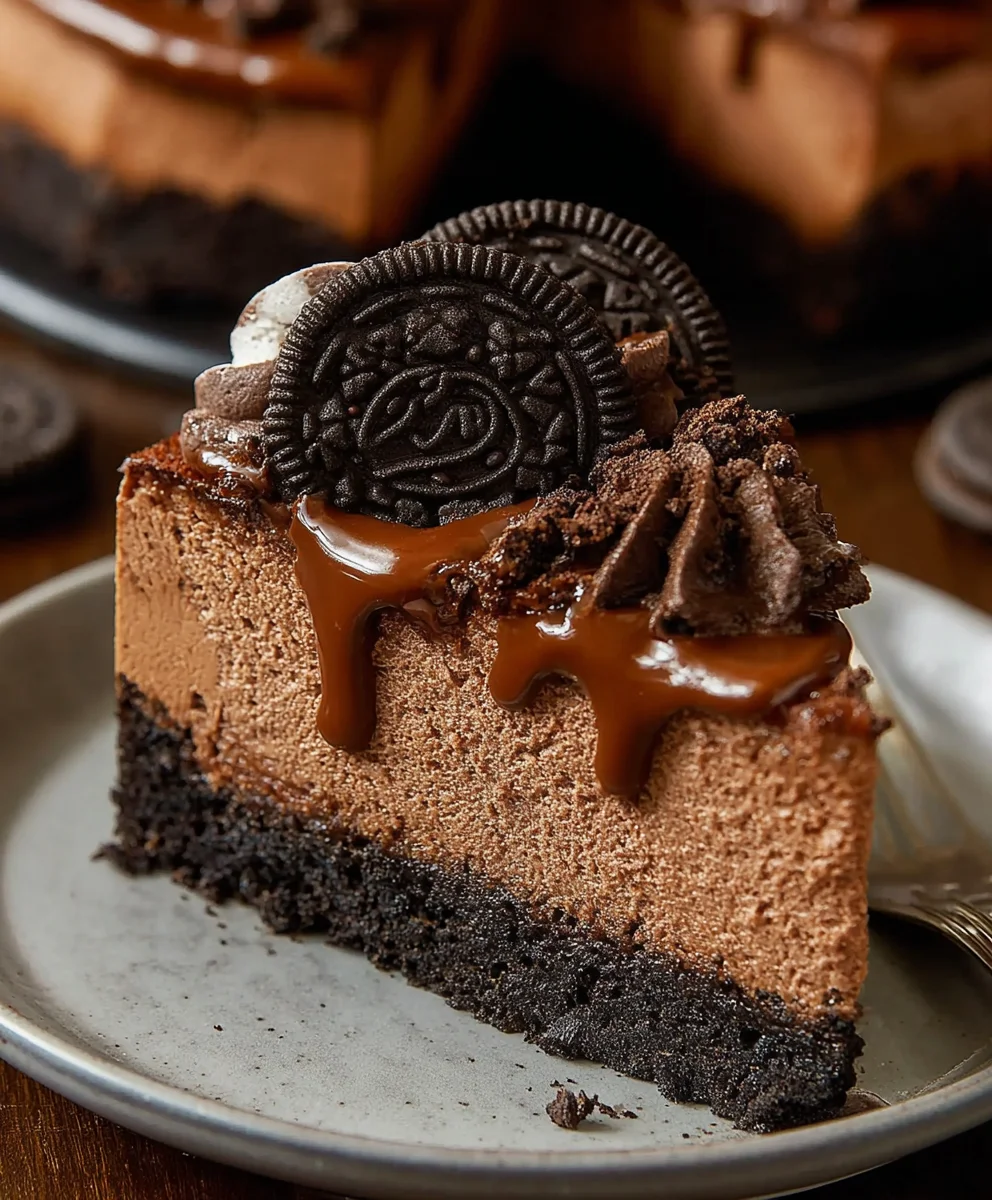 No Bake Oreo Nutella Cheesecake Recipe - Easy Dessert