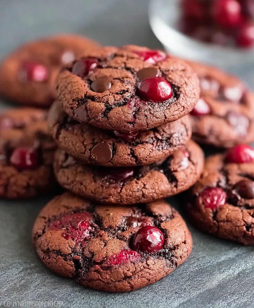 Cherry-Chocolate Cookies Recipe: Irresistible & Easy