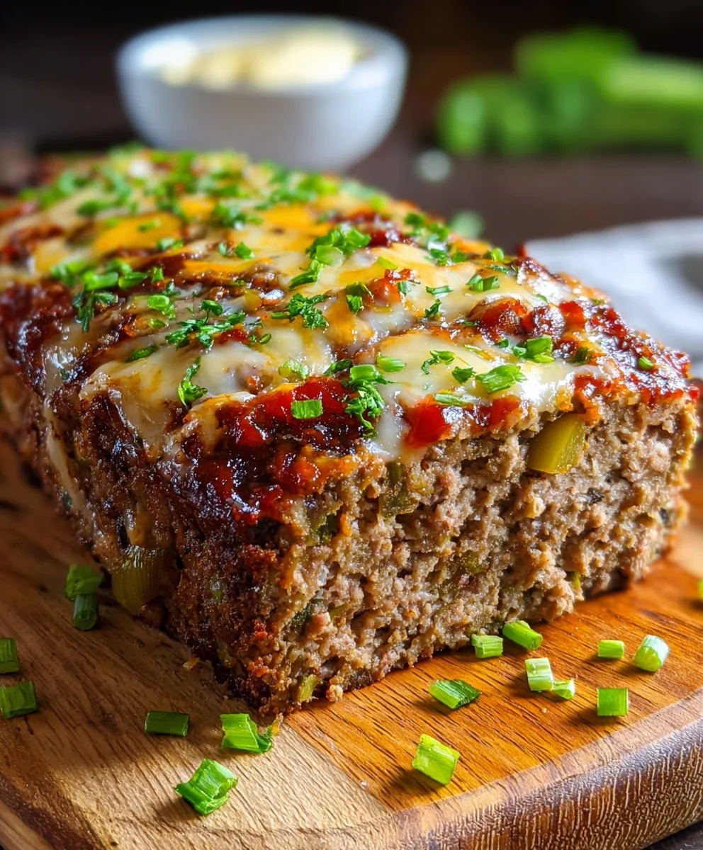 Philly Cheesesteak Meatloaf-Savory Beef Dinner