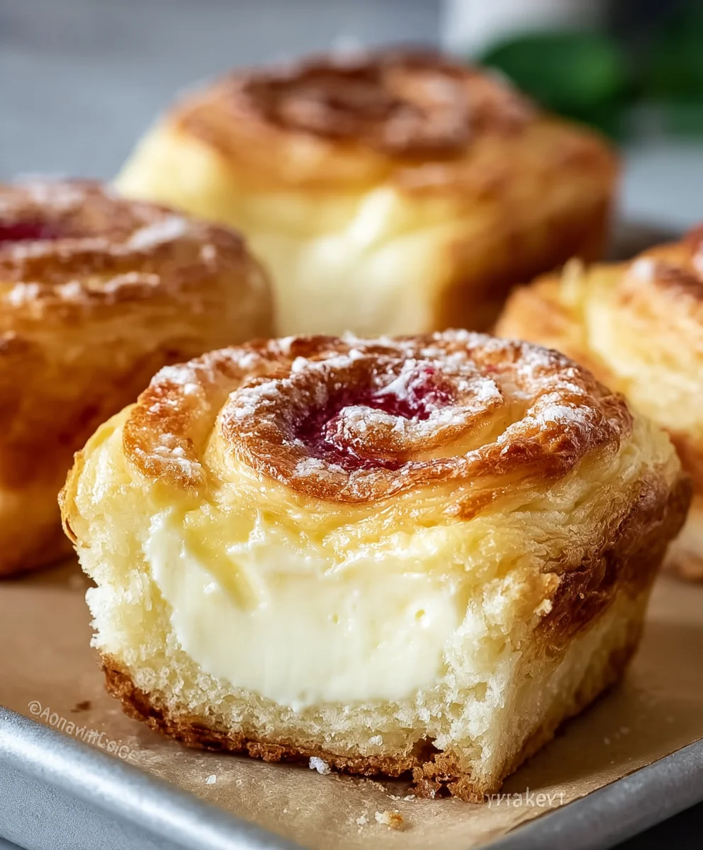 Cheesecake Danish- Flaky Pastry Deliciously Creamy