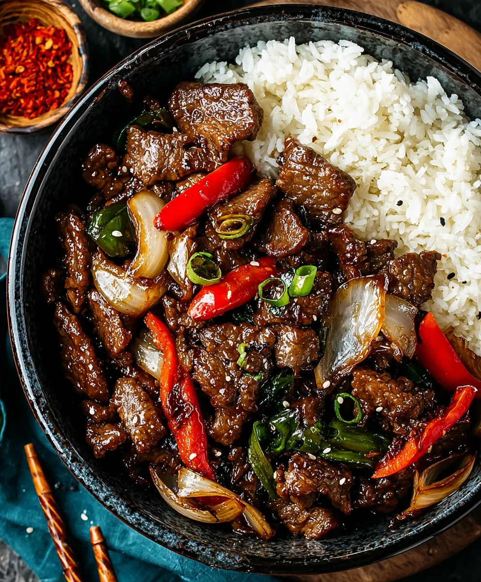 Black Pepper Beef: Spicy, Savory, and Simple Dinner!