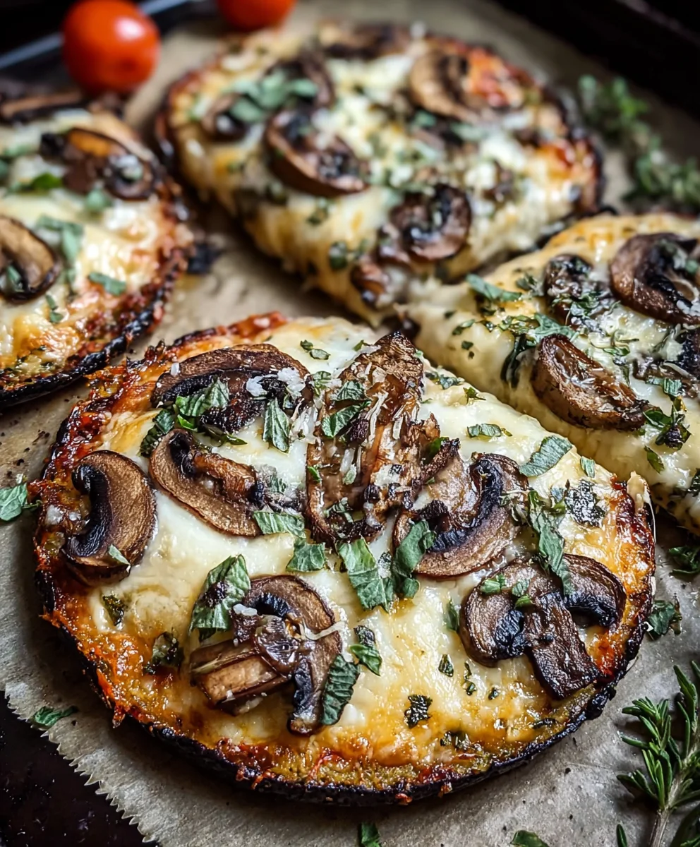 Low-Carb Mushroom Pizza - Delicious & Easy Recipe