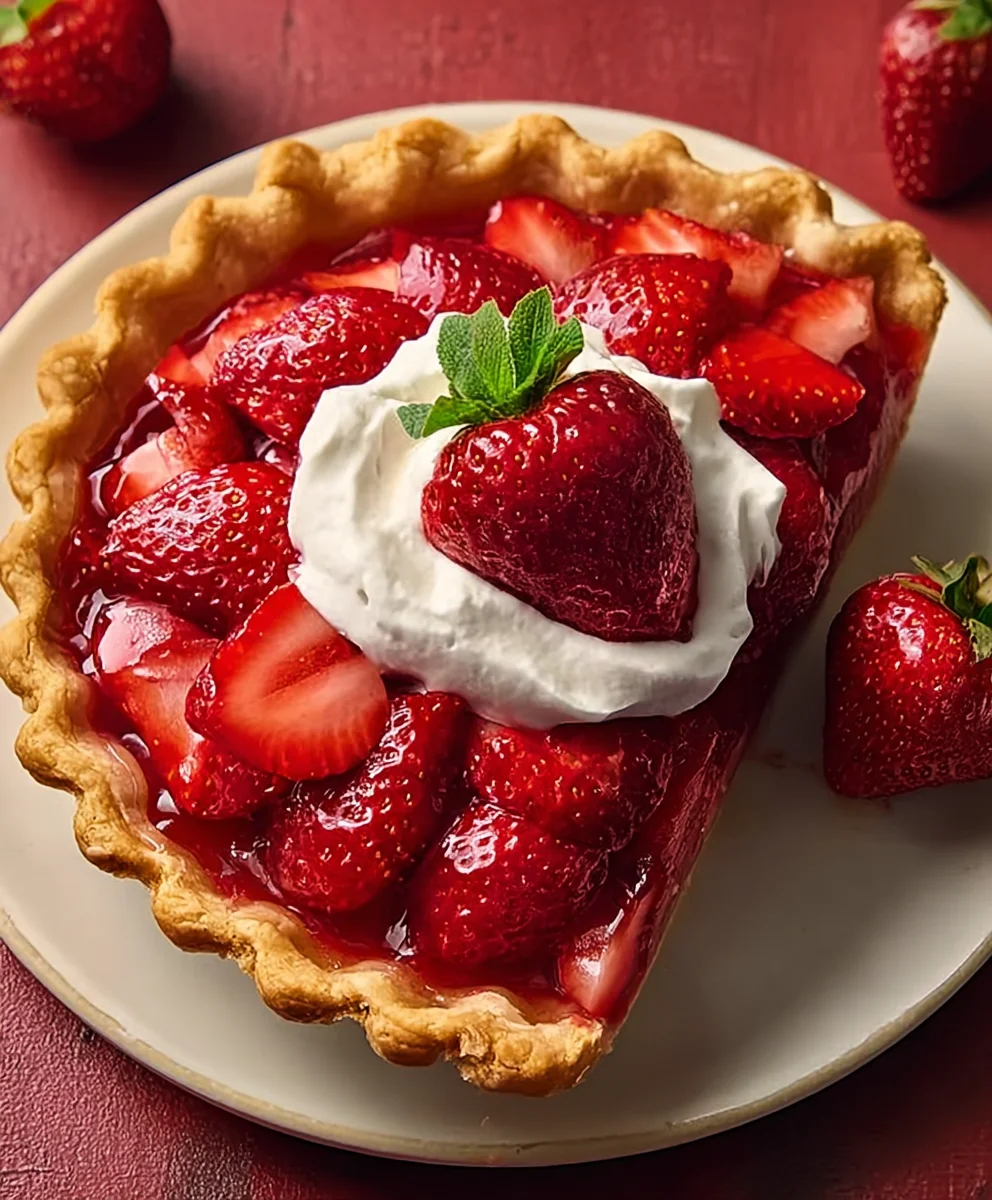 Best Strawberry Pie Recipe- Easy Delicious Dessert