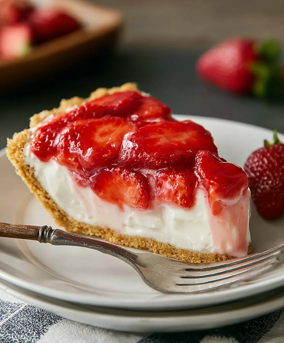 Easy Strawberry Cream Cheese Pie Recipe