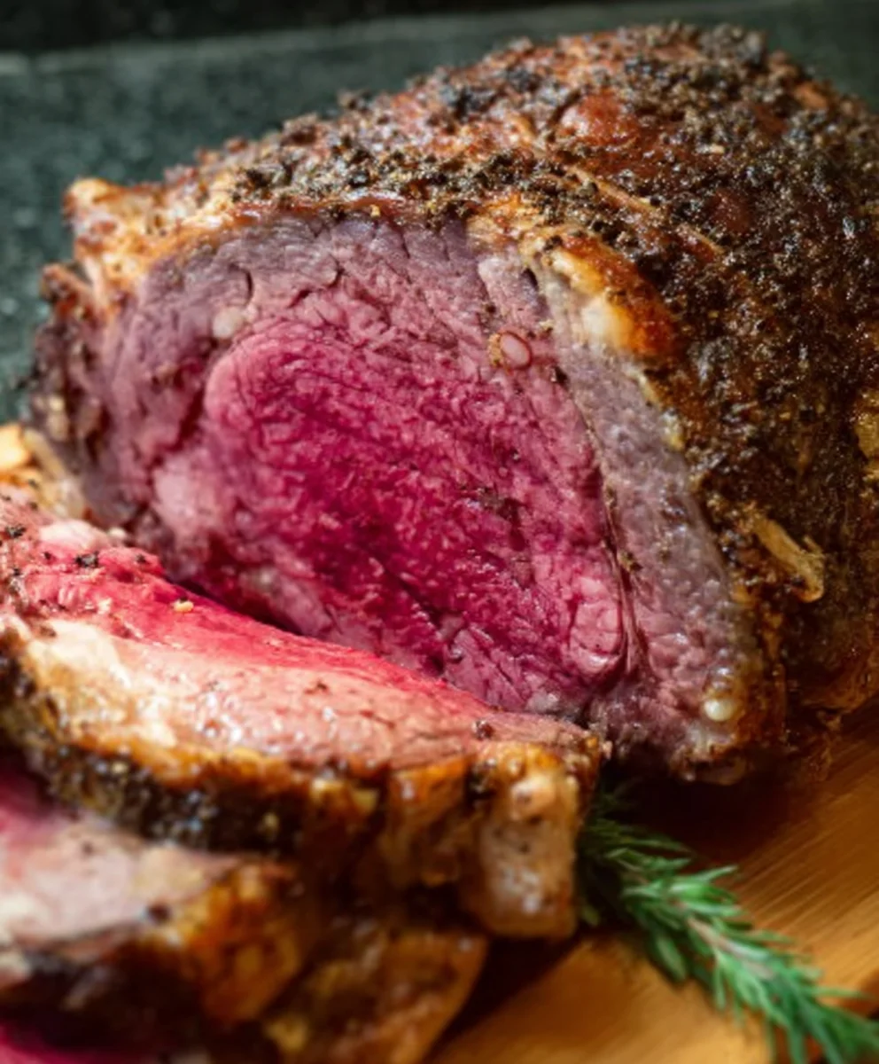 Perfect Medium Rare Oven Roasted Prime Rib Recipe