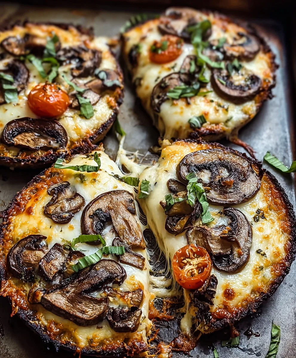 Low-Carb Mushroom Pizza - Delicious & Easy Recipe