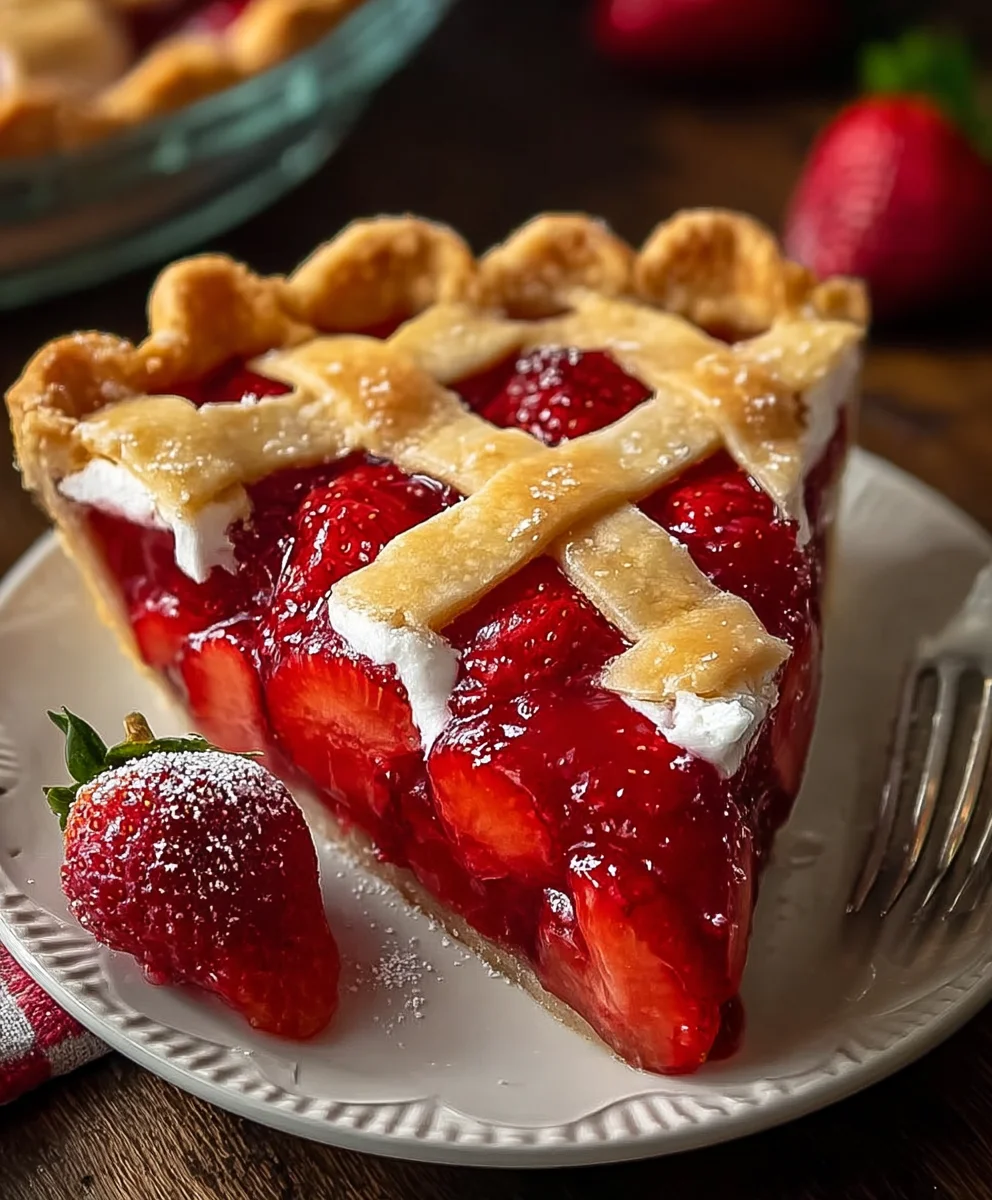 Best Strawberry Pie Recipe- Easy Delicious Dessert