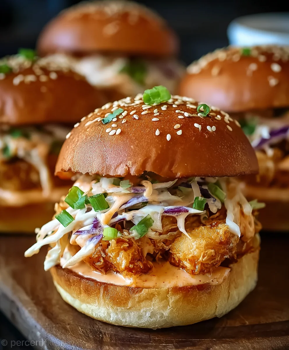 Bang Bang Chicken Sliders-Easy Spicy Recipe