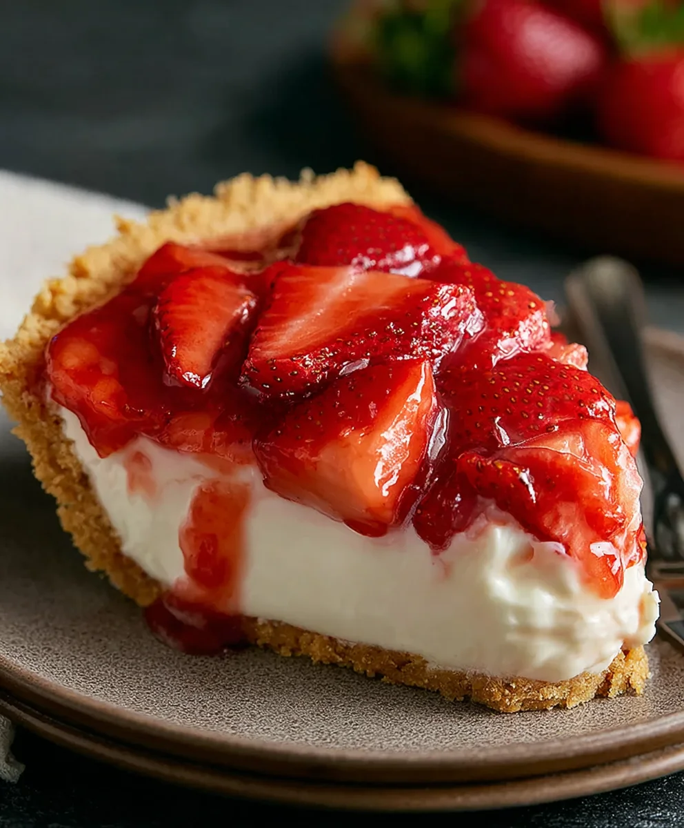Easy Strawberry Cream Cheese Pie Recipe
