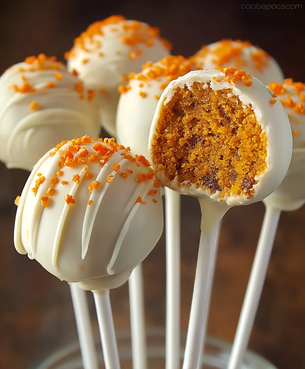 Delicious Pumpkin Cake Pops-Easy Fall Treat
