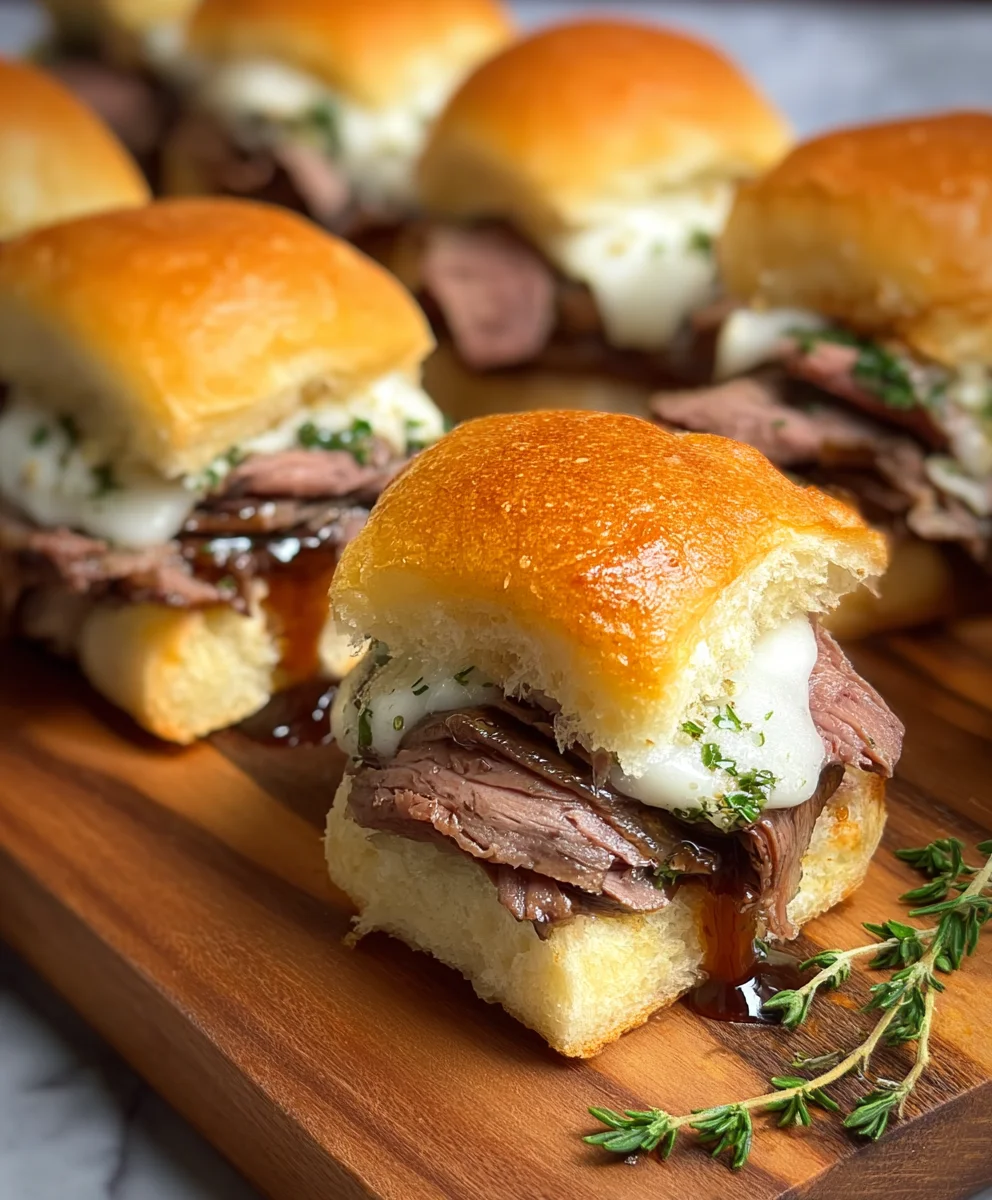 Easy Roast Beef Sliders - Quick Bites