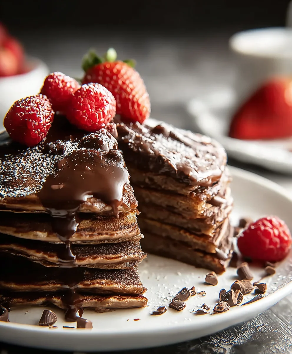 Easy Nutella Pancakes - Decadent Breakfast Treat