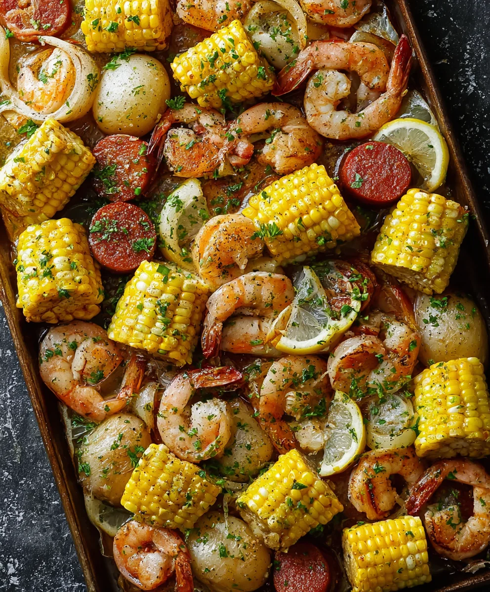 Sheet Pan Shrimp Boil- Easy One Pan Meal