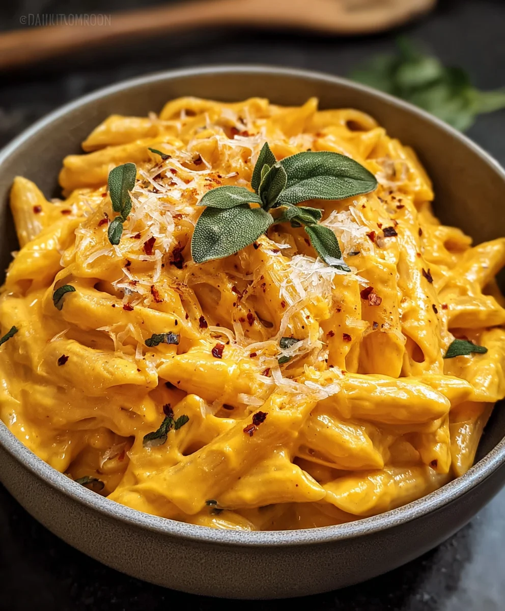 Creamy Pumpkin Pasta - Easy Fall Comfort Food