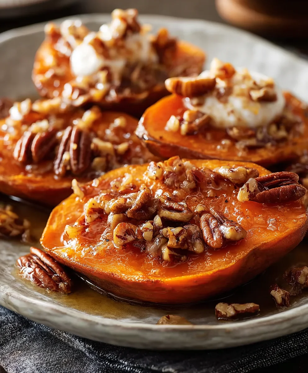 Easy Maple Sweet Potatoes - Delicious Side Dish