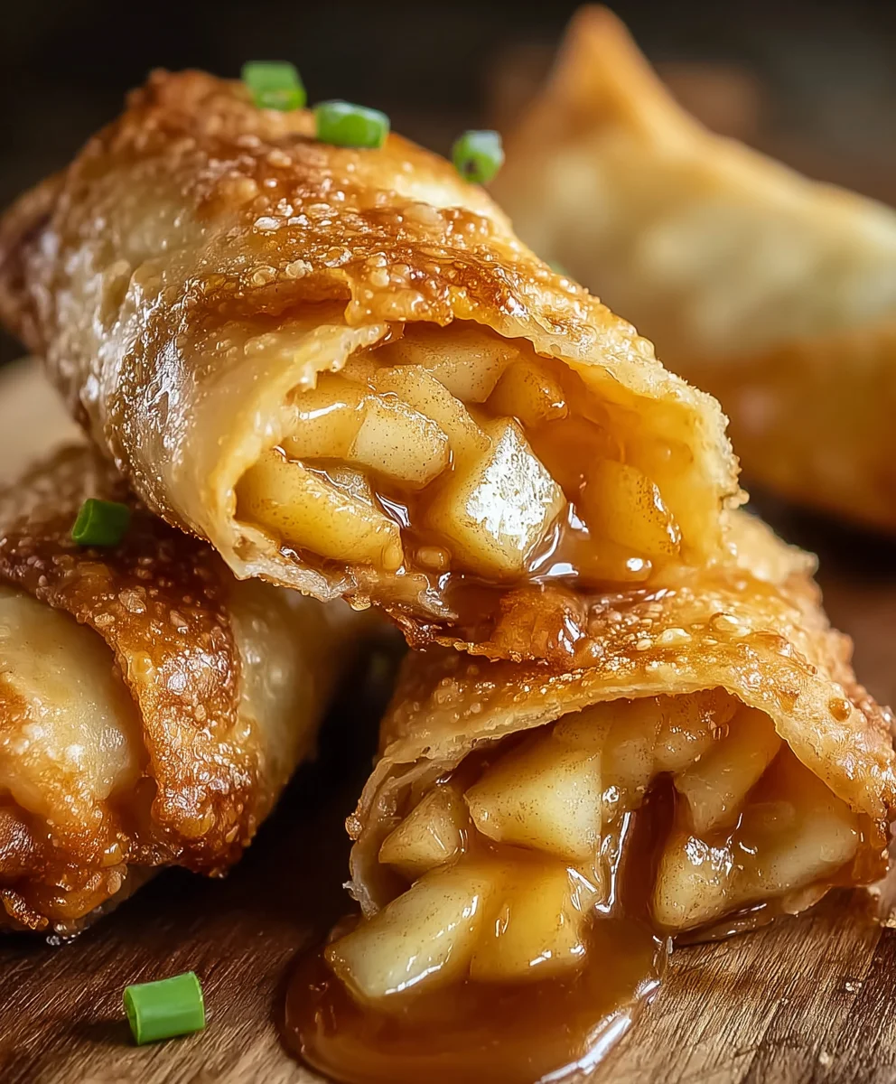 Crispy Apple Pie Egg Rolls: Your Favorite Dessert Twist!