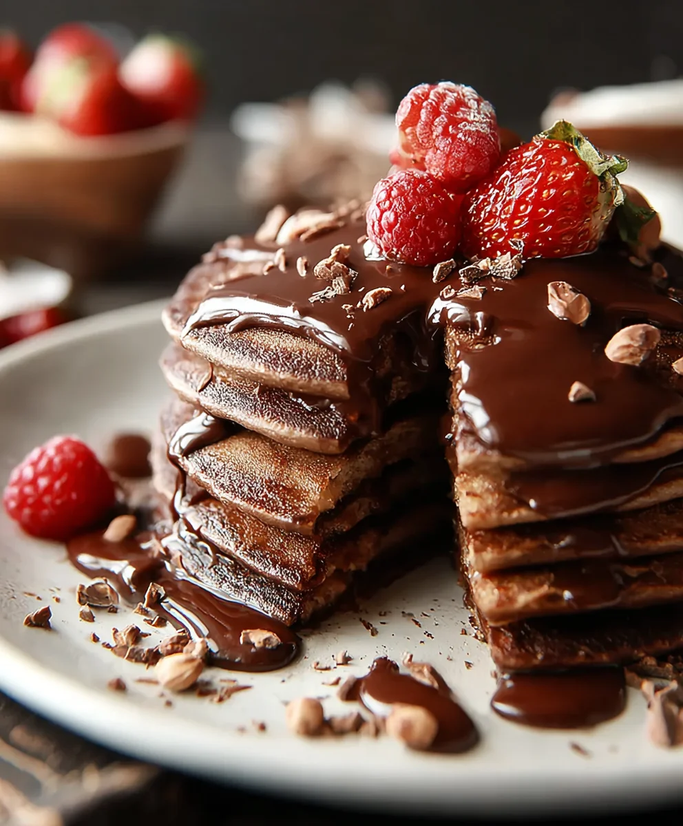 Easy Nutella Pancakes - Decadent Breakfast Treat