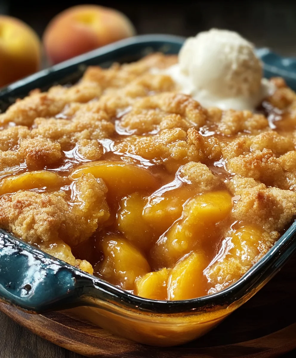 Classic Southern Peach Cobbler Recipe