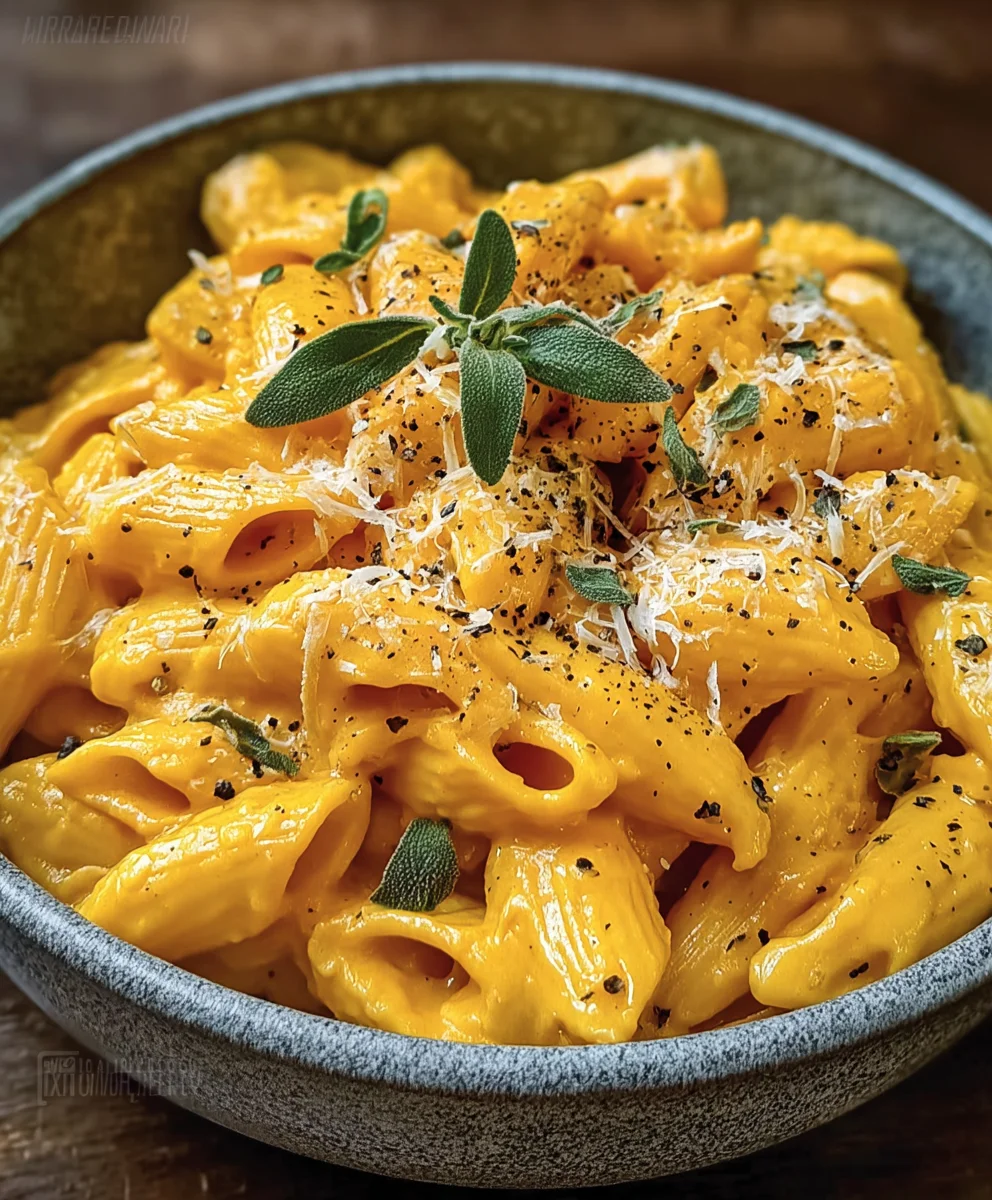 Creamy Pumpkin Pasta - Easy Fall Comfort Food