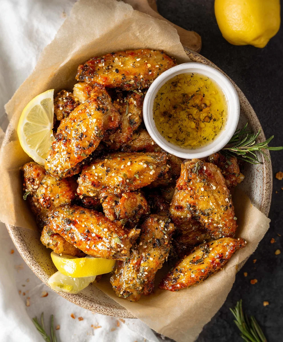 Honey Lemon Pepper Beef Wings Recipe