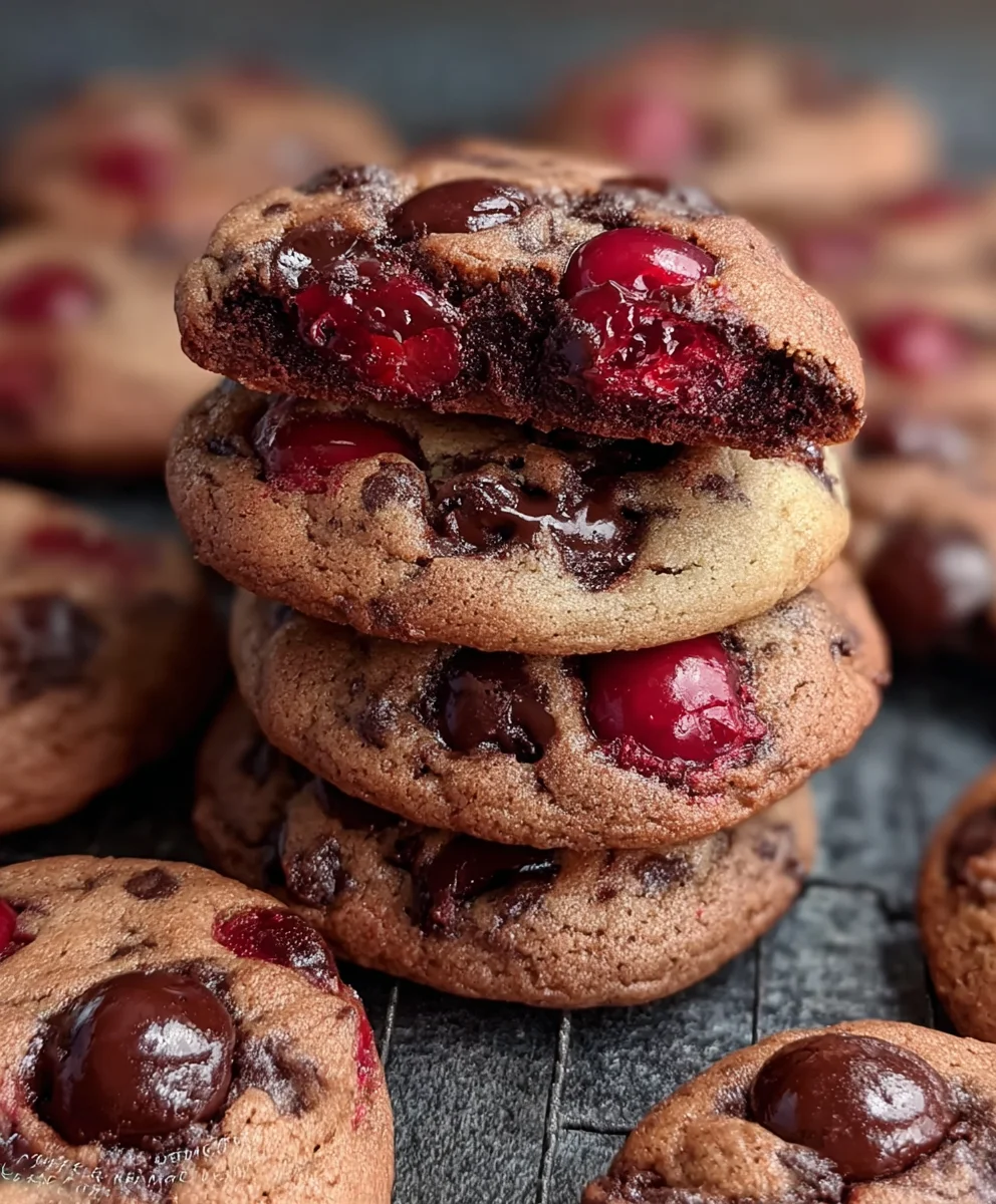 Chewy Cherry Chocolate Cookies: A Sweet & Fruity Treat!