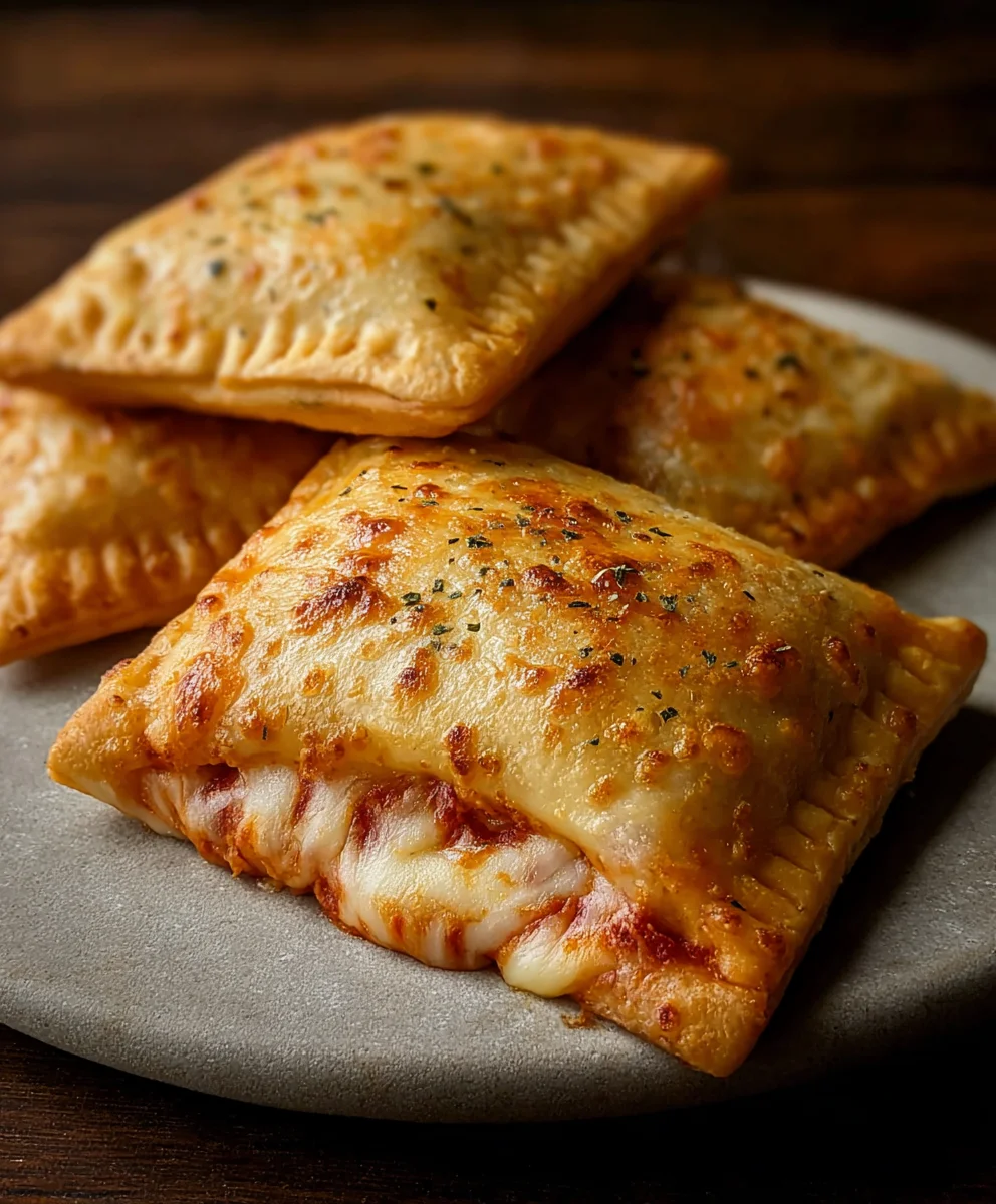 Easy Cheesy Beef Pizza Pockets Recipe