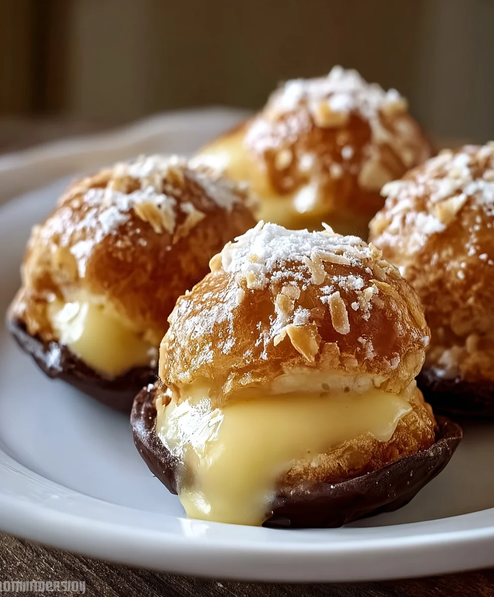 Easy Banana Pudding Puffs - Creamy Delight