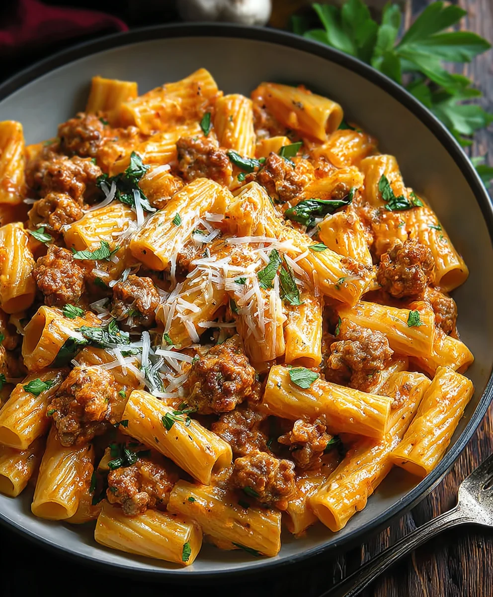 Creamy Beef Rigatoni - Easy Family Dinner Recipe