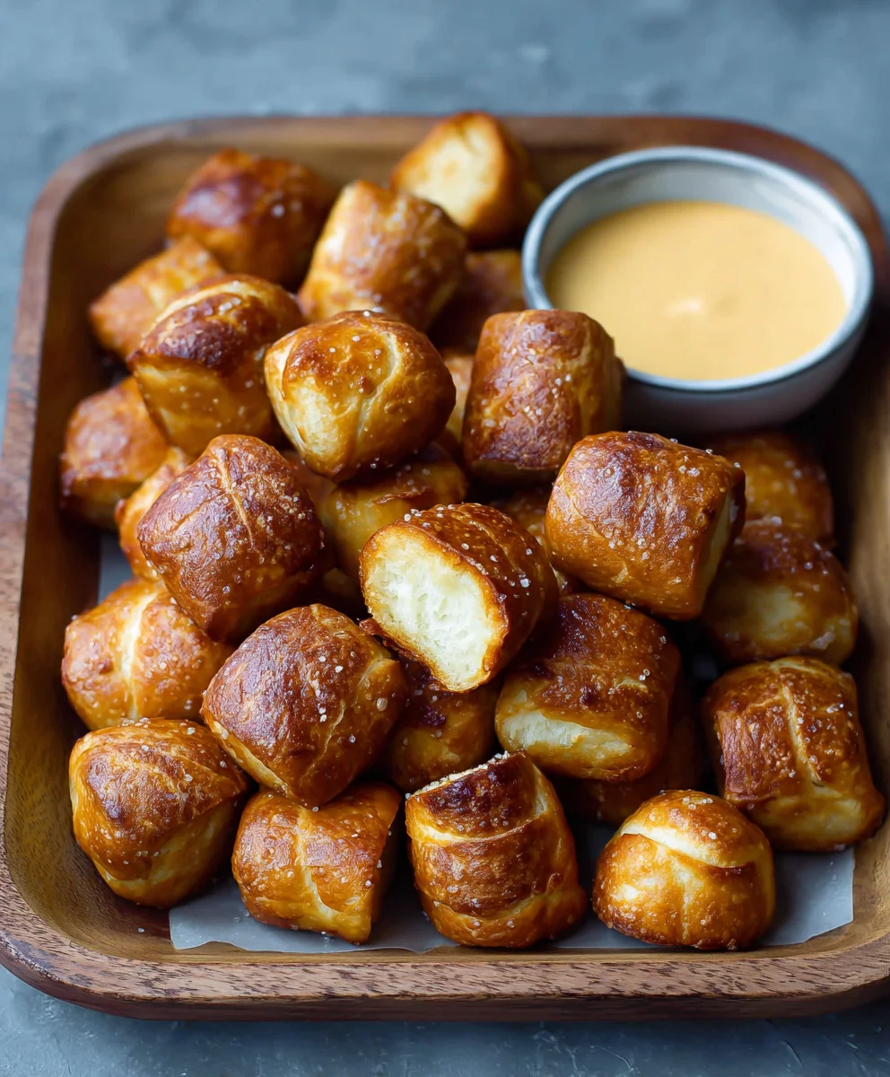 Easy Homemade Soft Pretzel Bites Recipe