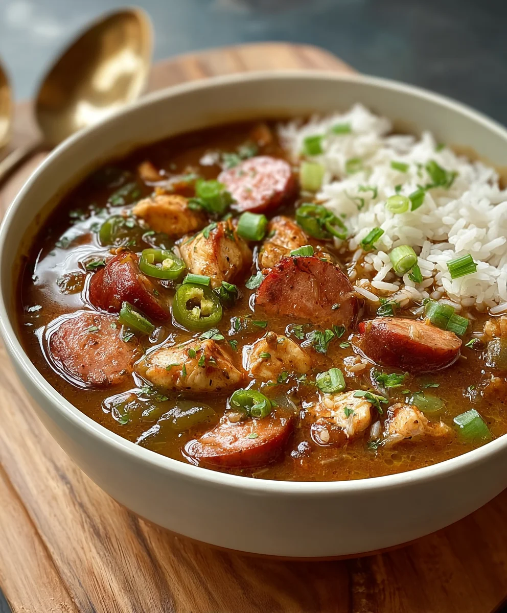Delicious Chicken Sausage Gumbo: A Hearty & Simple Meal