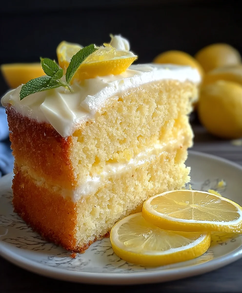 Lemon Heaven Cake-Your Ultimate Citrus Treat