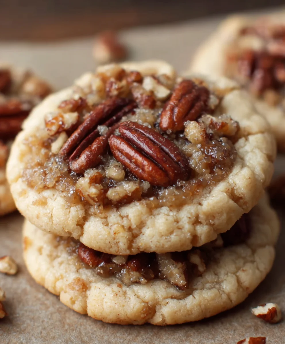Easy Pecan Pie Cookies - Crumble-Topped Perfection