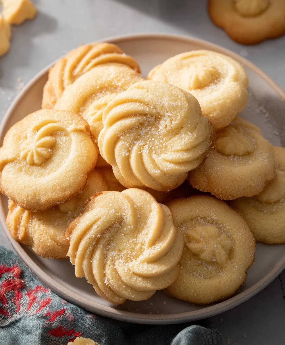 Melt-in-your-mouth Danish Butter Cookies Recipe