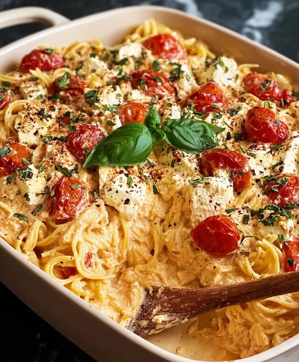 Easy Baked Feta Pasta Recipe- Creamy & Delicious
