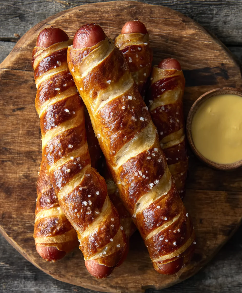 Easy Beef Pretzel Dogs - Delicious Appetizer Recipe