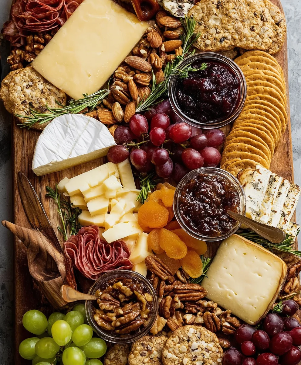 Gourmet Thanksgiving Cheese Board- Easy & Delicious Appetizer
