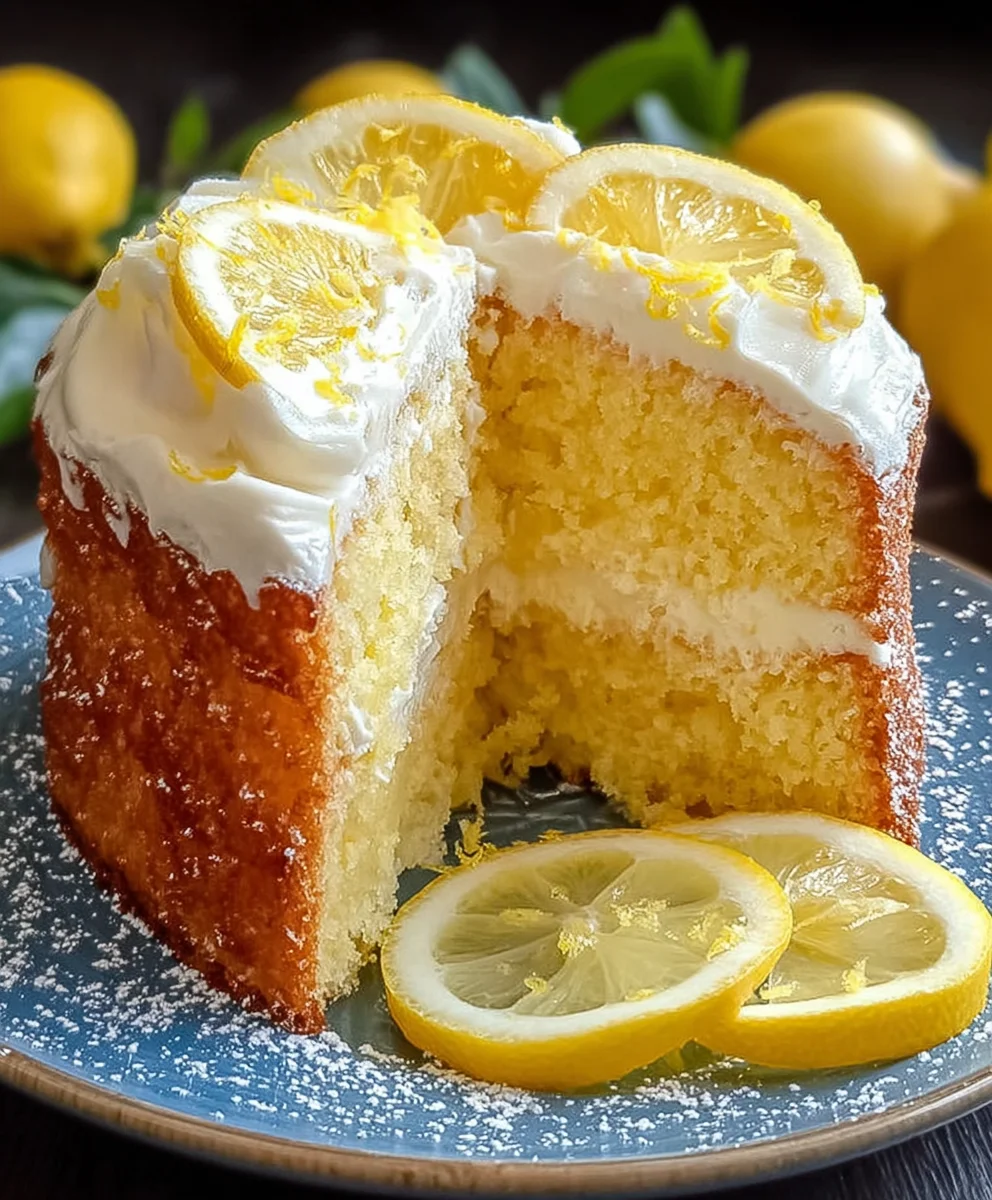 Lemon Heaven Cake-Your Ultimate Citrus Treat
