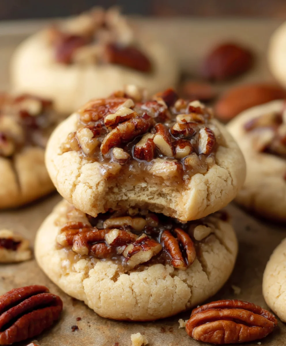 Easy Pecan Pie Cookies - Crumble-Topped Perfection