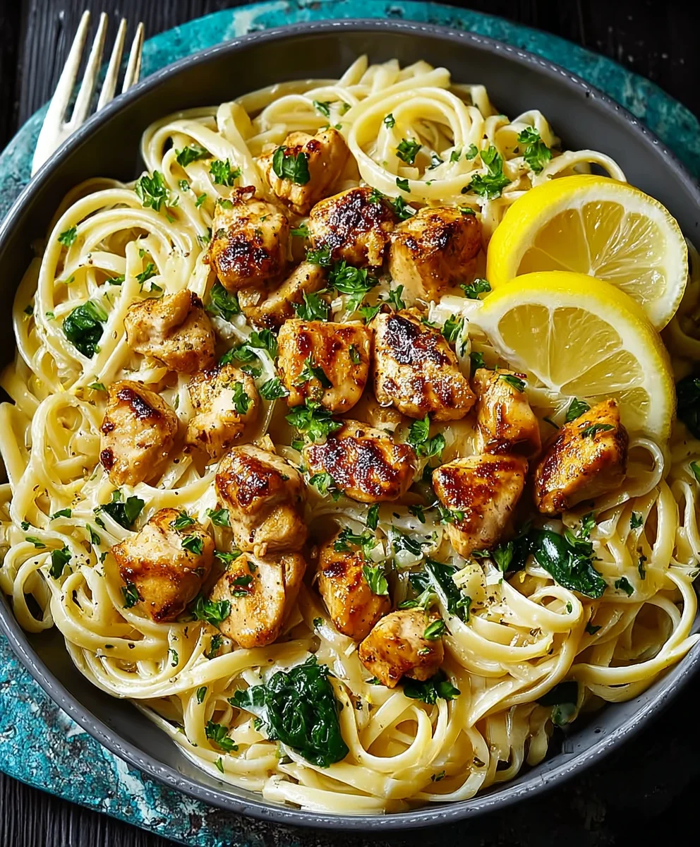 Zesty Lemon Chicken Linguine - Easy Dinner Recipe