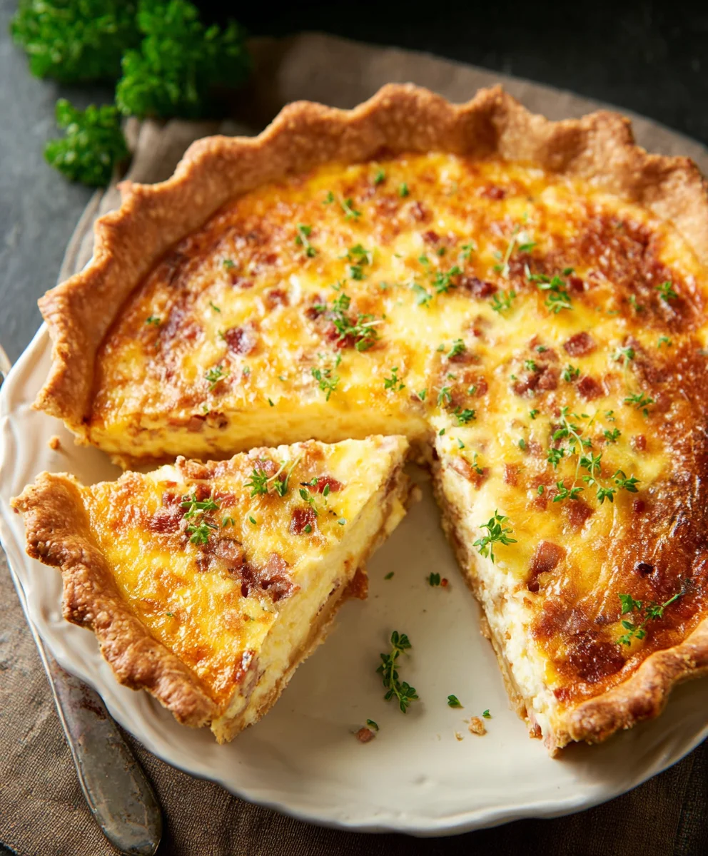 Best Quiche Recipe- Savory Crusty Perfection