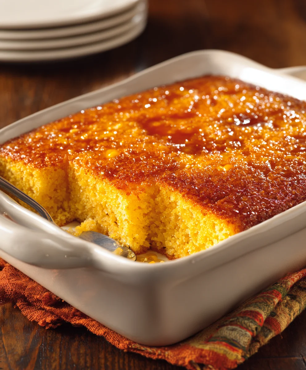 Easy Honey Glazed Corn Casserole - Delicious Side Dish