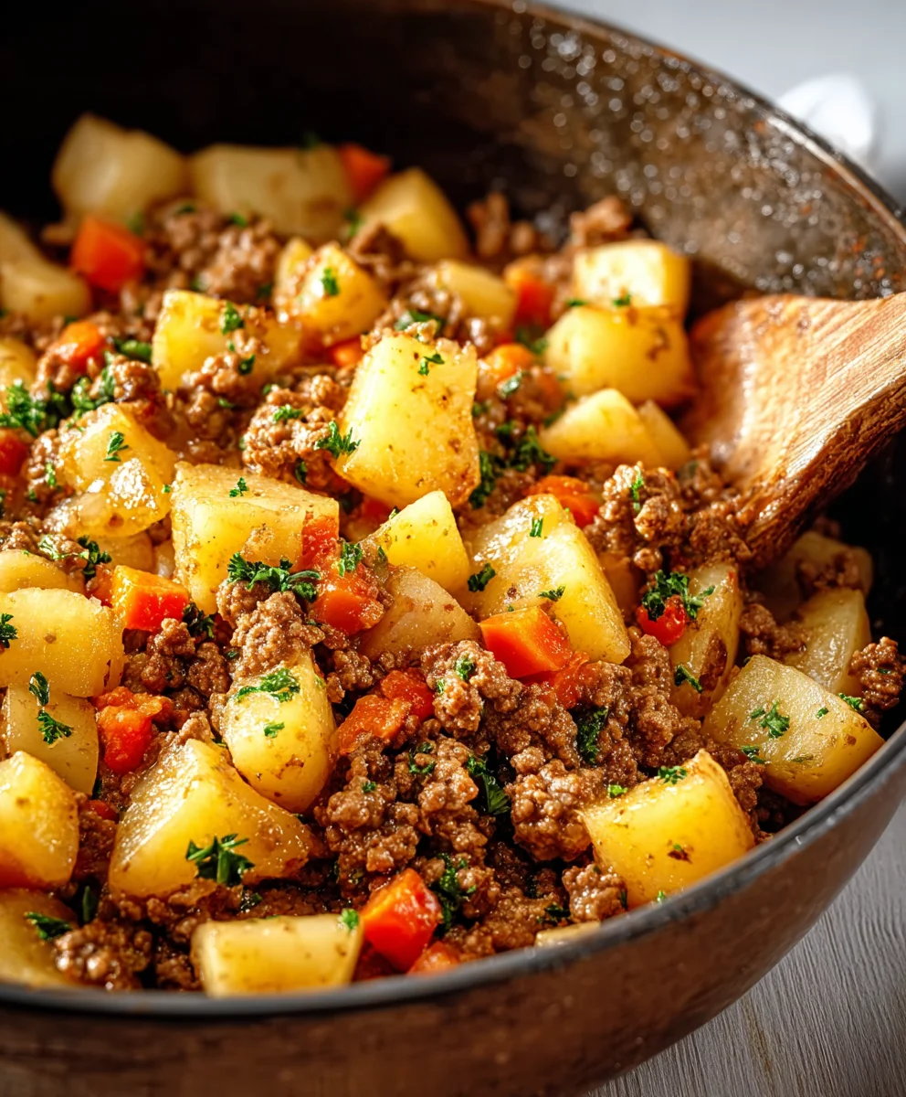 Easy Ground Beef and Potatoes Recipe