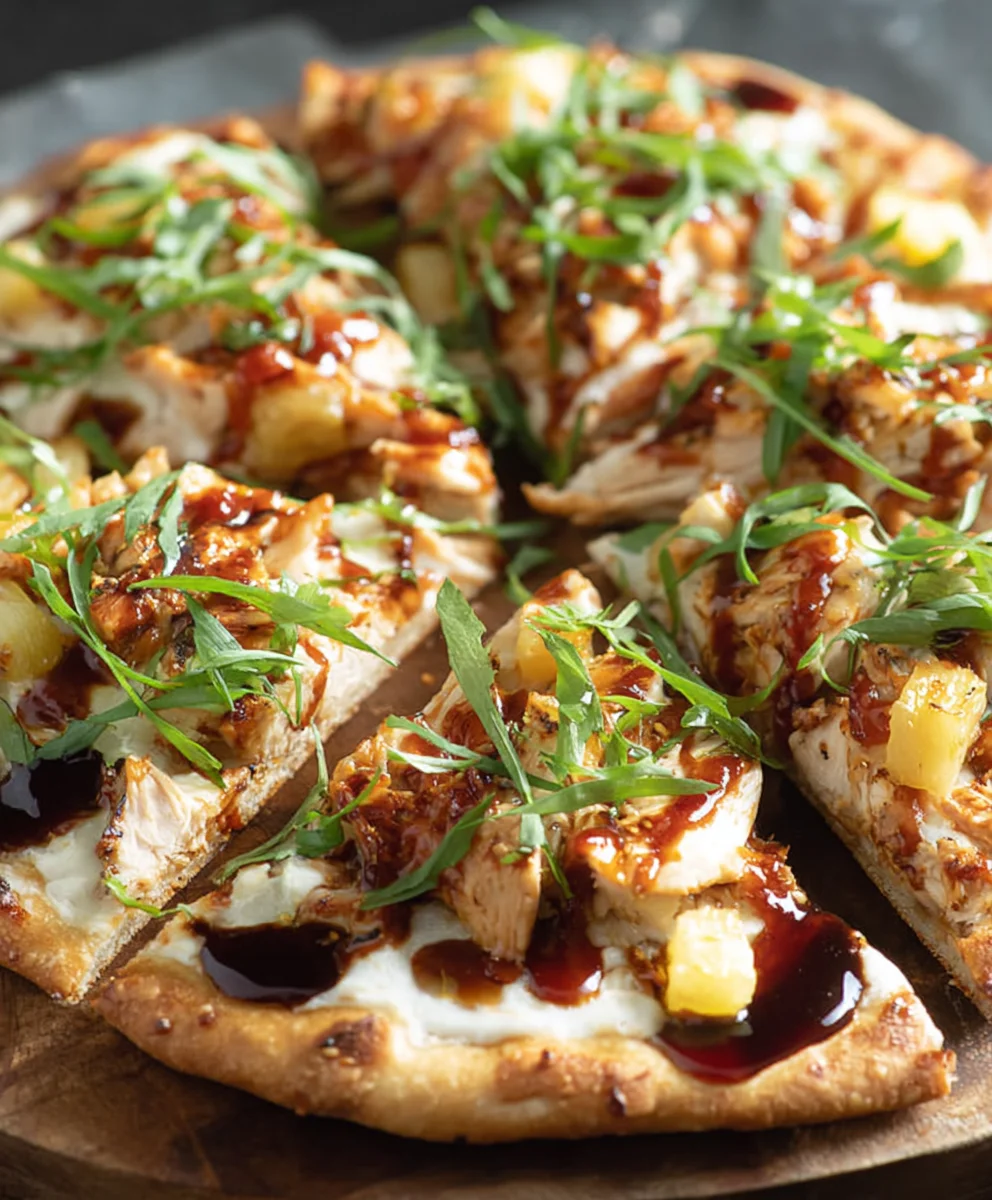Grilled Chicken Teriyaki Pizza Recipe- Easy & Delicious