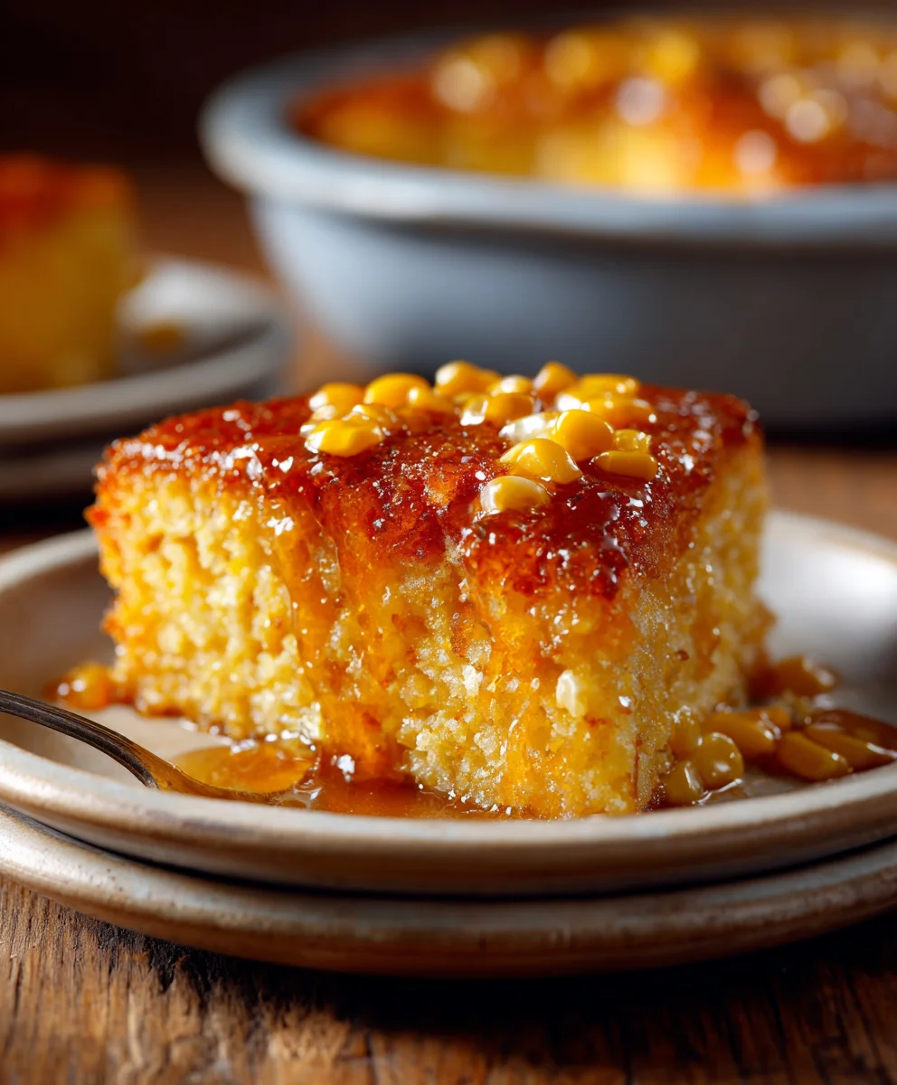 Easy Honey Glazed Corn Casserole - Delicious Side Dish
