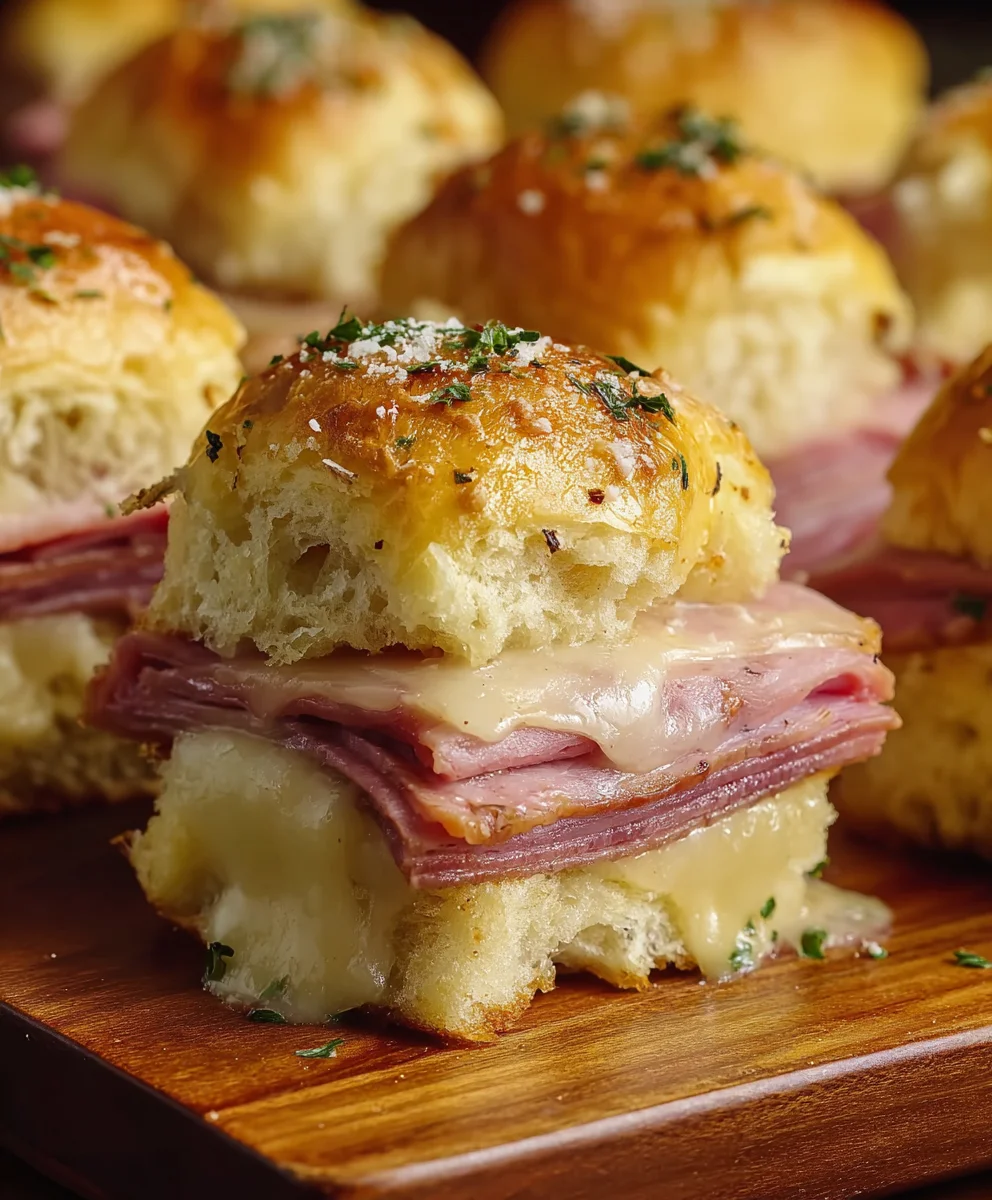 Beef Ham Swiss Sliders Easy Appetizer Recipe
