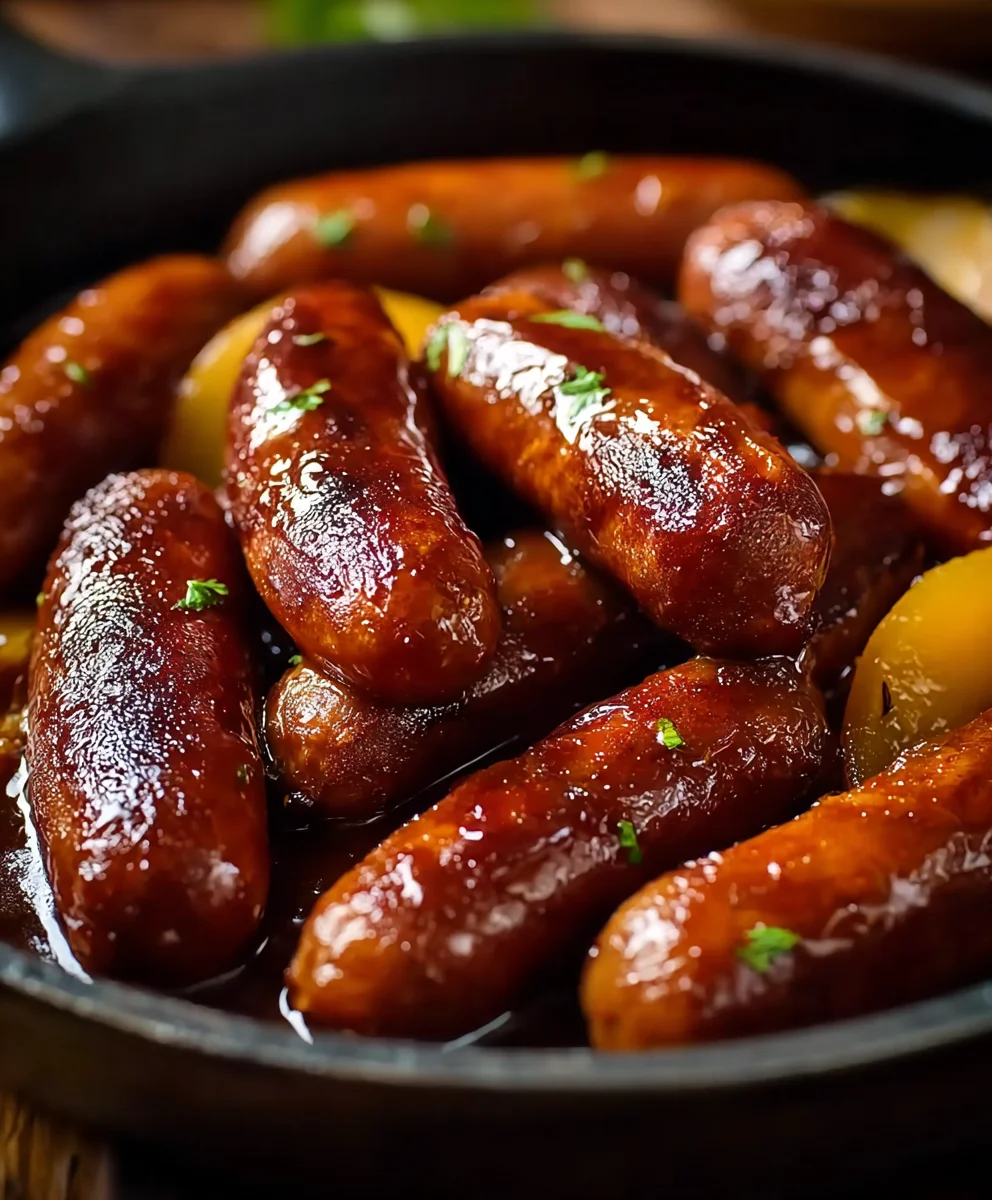 Easy Beefy Mississippi Smokies-Party Appetizer