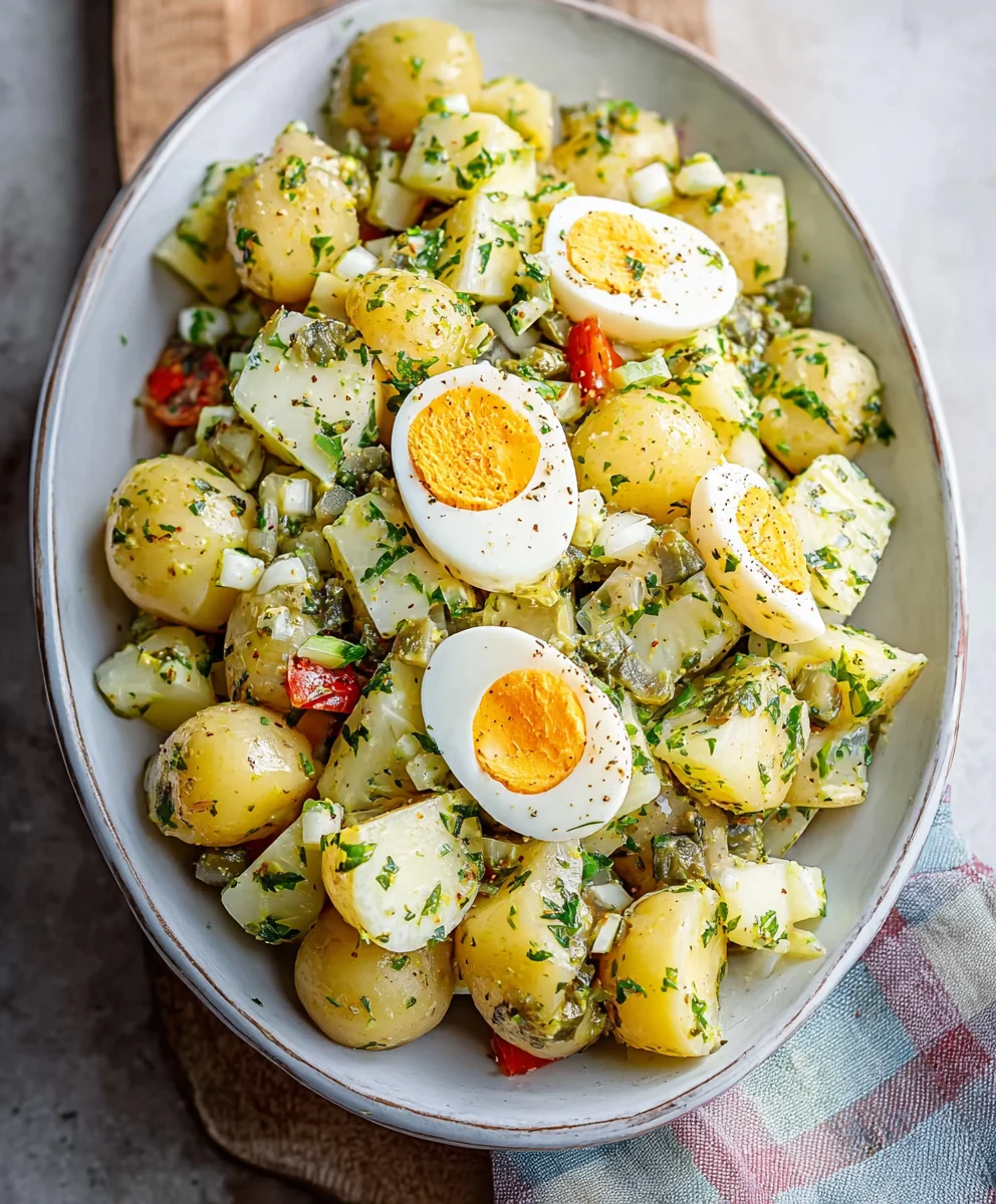 Best Italian Potato Salad- Easy & Flavorful