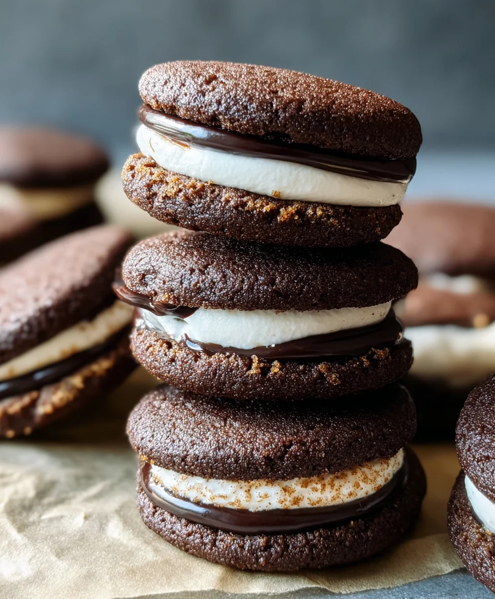 Date-Sweetened Cookie Sandwiches Delight